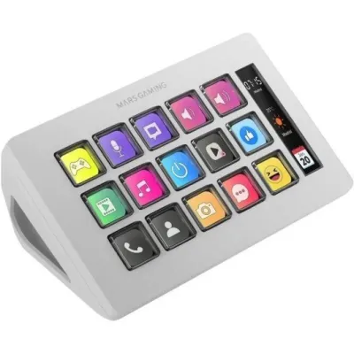 Mars Gaming MSD-ONE Control Deck Slim 15 Teclas Personalizables