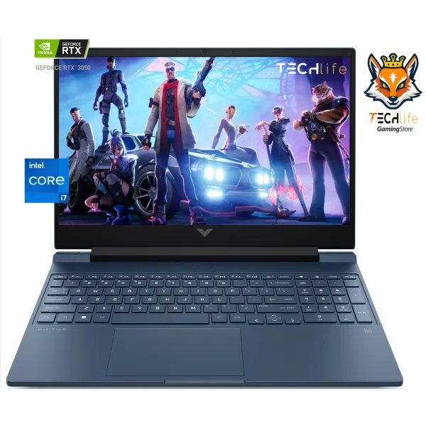 HP Victus Gaming 15-FA0048NS Intel Core i7-12650H 16GB 512GB RTX 3050 4GB 15.6" 144Hz Azul FreeDOS