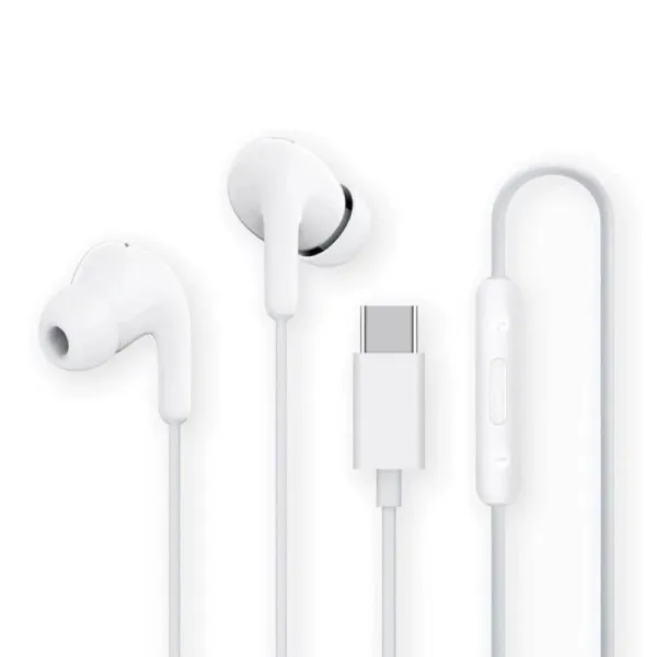 Xiaomi Type-C Earphones Auriculares con Cable Tipo-C Blanco 