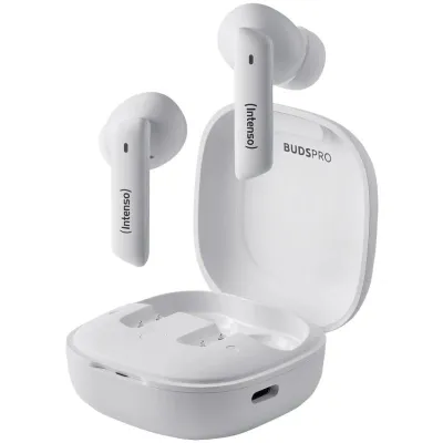 Intenso | buds pro auriculares tws h-anc+enc|blanc Intenso | buds pro auriculares tws h-anc+enc|blanc