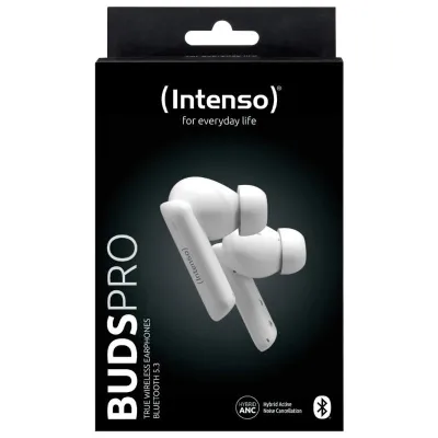 Intenso | buds pro auriculares tws h-anc+enc|blanc Intenso | buds pro auriculares tws h-anc+enc|blanc