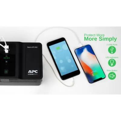 APC BE850G2-GR SAI 850VA 8 x Schucko + 2 x USB APC BE850G2-GR SAI 850VA 8 x Schucko + 2 x USB