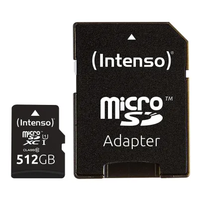 Intenso Premium MicroSDXC 512GB UHS-I U1 Clase 10 Intenso Premium MicroSDXC 512GB UHS-I U1 Clase 10