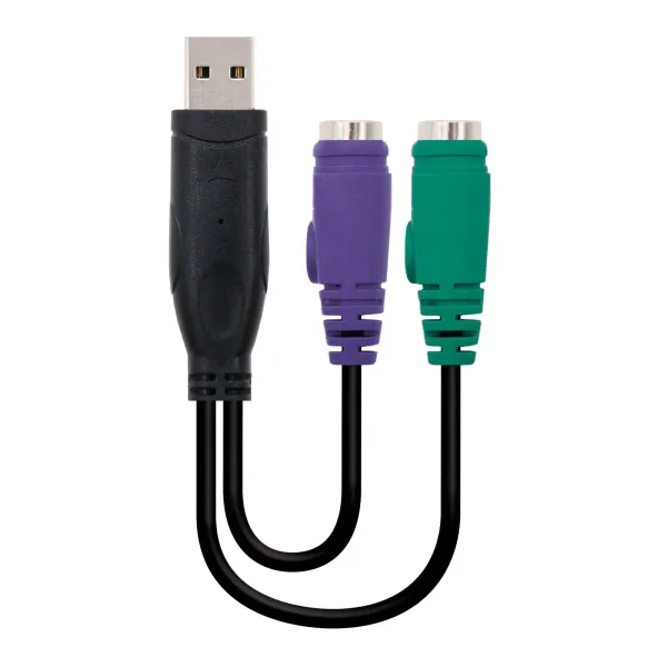 Nanocable Conversor PS/2 a USB Hembra/Macho