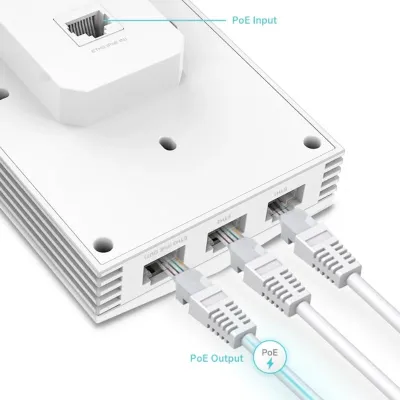 TP-Link EAP655-Wall Punto de Acceso Wi-Fi 6 de Montaje en Pared