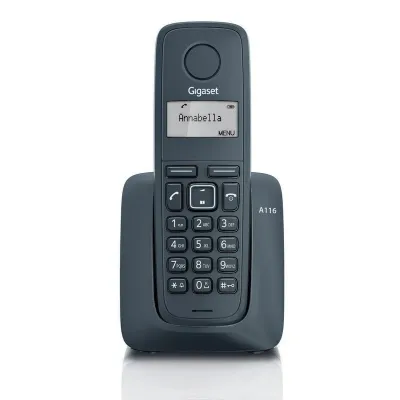 Gigaset A116 Teléfono Dect Negro Gigaset A116 Teléfono Dect Negro
