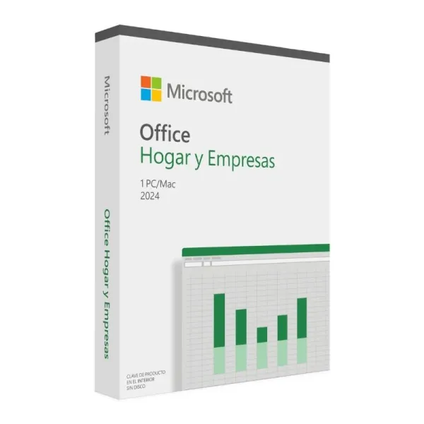Microsoft Office Hogar y Empresas 2024 | 1 PC/MAC | Caja física | Licencia perpetua