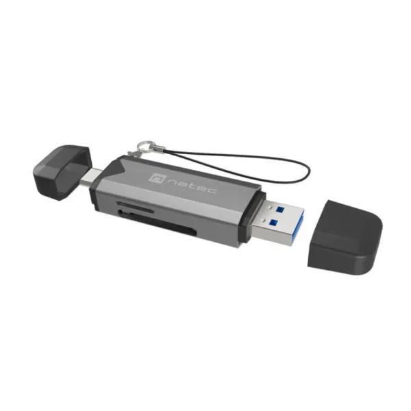 NATEC NCZ-2262 lector de tarjeta USB 3.1 Interno Negro, Gris Oscuro