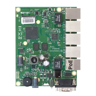 Mikrotik RB450Gx4 Router Gigabit Ethernet 5 Puertos PoE Mikrotik RB450Gx4 Router Gigabit Ethernet 5 Puertos PoE