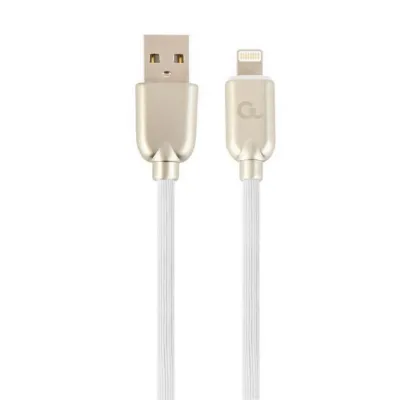 Cablexpert CC-USB2R-AMLM-2M-W cable de conector Lightning Blanco Cablexpert CC-USB2R-AMLM-2M-W cable de conector Lightning Blanco