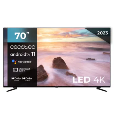 Cecotec TV 70" 4K A2 Series ALU20070 Android TV, HDR10+, WiFi