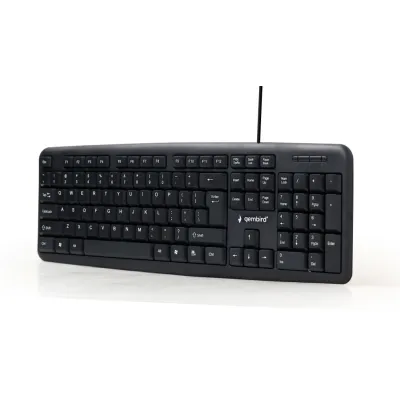 Gembird KB-U-103-ES Teclado completo USB Negro, Silencioso y