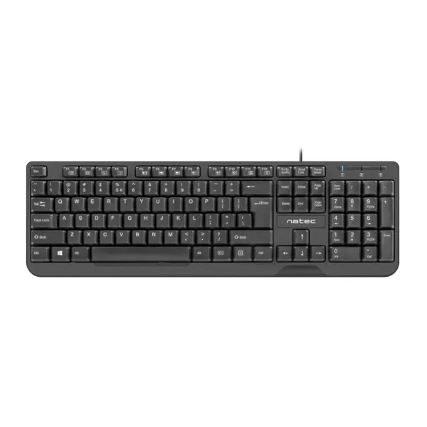 NATEC Trout Slim Teclado oficina/hogar Español, Negro USB