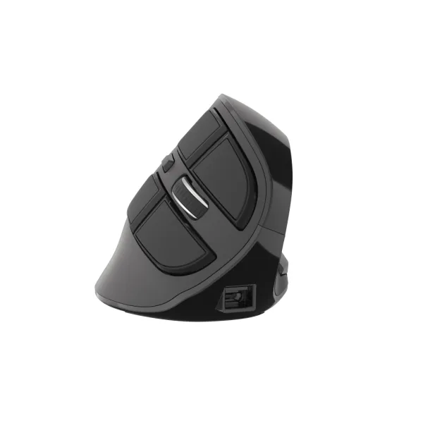 Natec Euphonie Ratón Ergonómico Vertical Inalámbrico 2400DPI Negro