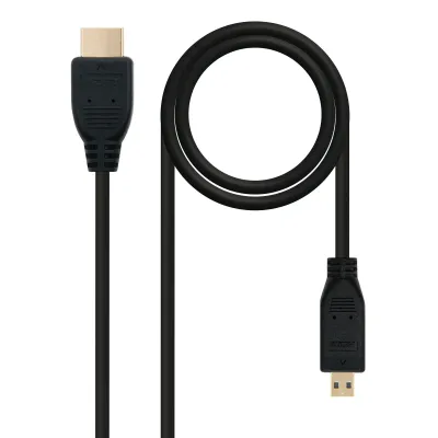 Nanocable Cable Micro HDMI a HDMI Alta Velocidad Macho/Macho Nanocable Cable Micro HDMI a HDMI Alta Velocidad Macho/Macho