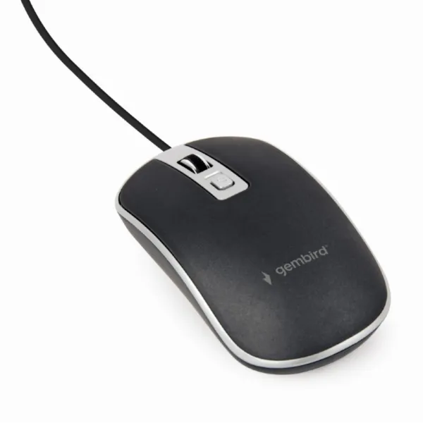 Gembird MUS-4B-06-BS Ratón Óptico USB 1200 DPI Negro