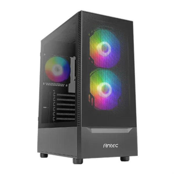 Antec NX410 Gris ATX Apertura lateral con Cristal Templado ARGB USB 3.0