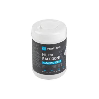 TOALLITAS LIMPIADORAS NATEC RACOON 10X10 CM PACK 100 UDS TOALLITAS LIMPIADORAS NATEC RACOON 10X10 CM PACK 100 UDS