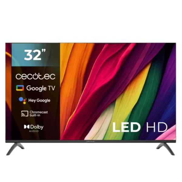 Cecotec TV 32" LED HD A4 series ALH40032S Google TV Smart WiFi Chromecast
