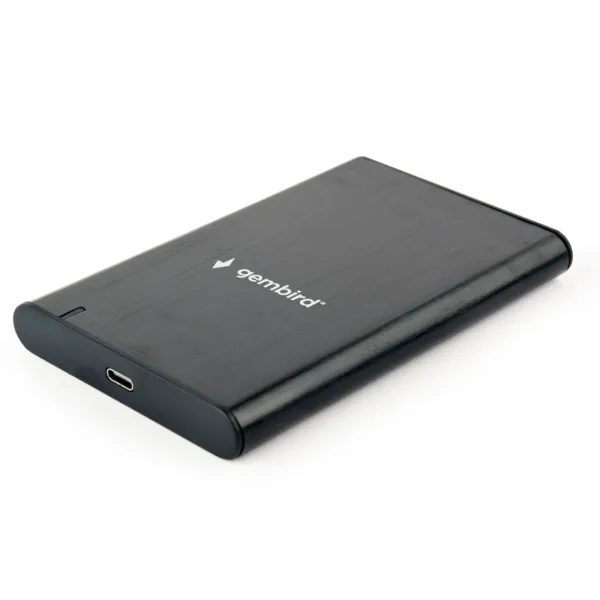 Gembird EE2-U3S-6 Carcasa Disco Duro 2.5" SATA USB-C 3.1 Negro Aluminio 