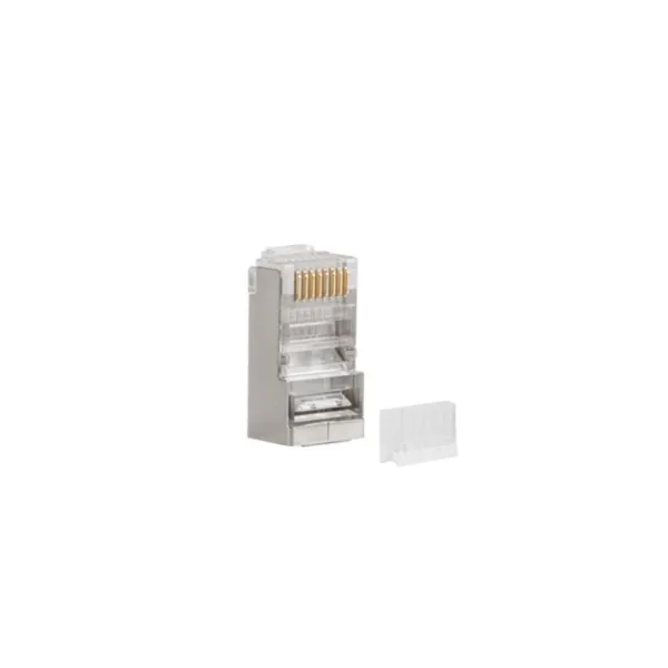 Lanberg PLS-6020 conector RJ-45 Acero inoxidable, Transparente