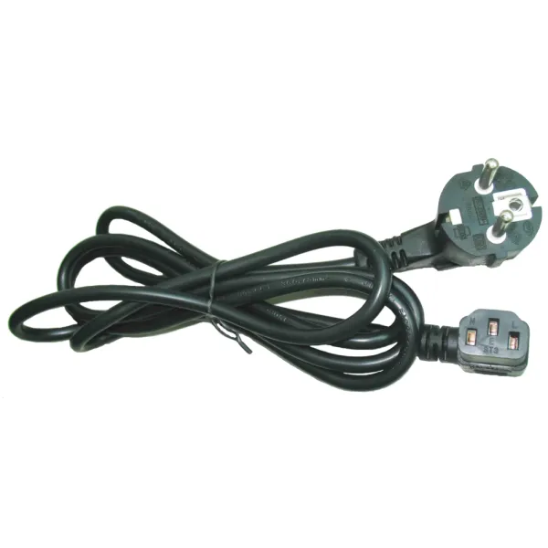 Gembird PC-186A-VDE Cable de Alimentación VDE Schuko Macho a C13 1.8m Negro 