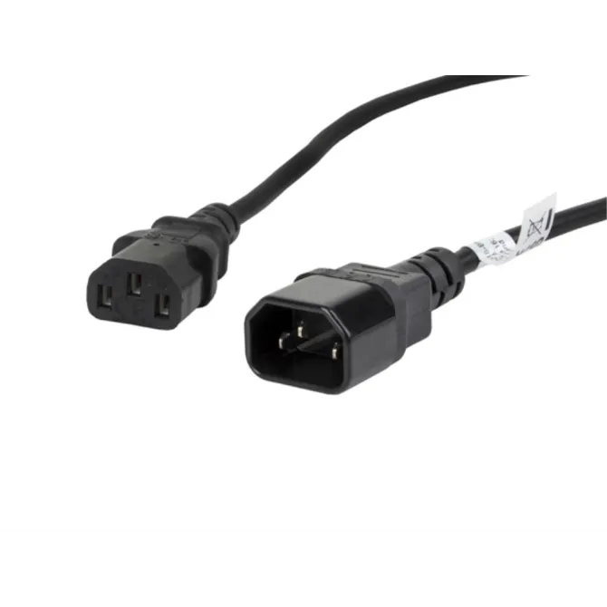 Lanberg CA-C13E-11CC-0018-BK cable de transmisión Negro 1,8 m