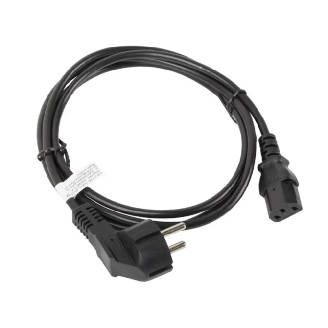 Lanberg Cable de Extensión CEE 7/7 a IEC 320 C13 Macho/Hembra