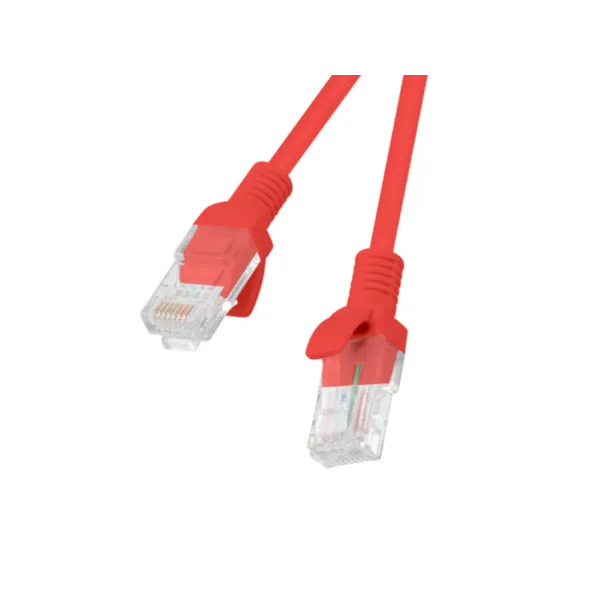 Lanberg PCU6-10CC-0050-R cable de red Rojo 0,5 m Cat6 U/UTP (UTP)