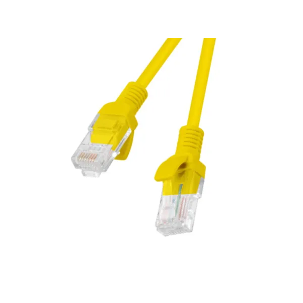 Lanberg PCU6-10CC-0200-Y cable de red Amarillo 2 m Cat6 U/UTP (UTP)