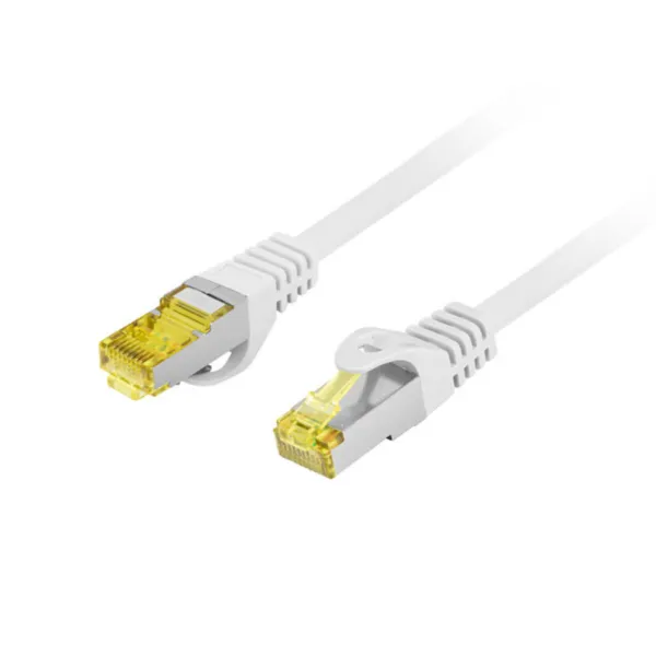Lanberg Cable de Red RJ45 Cat.6A S/FTP 25cm Gris 
