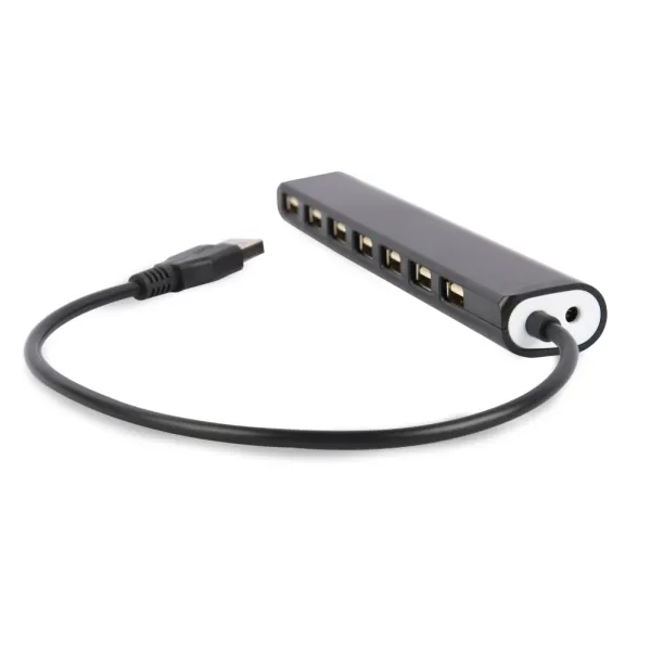 Gembird UHB-U2P7-04 hub de interfaz USB 2.0 Negro