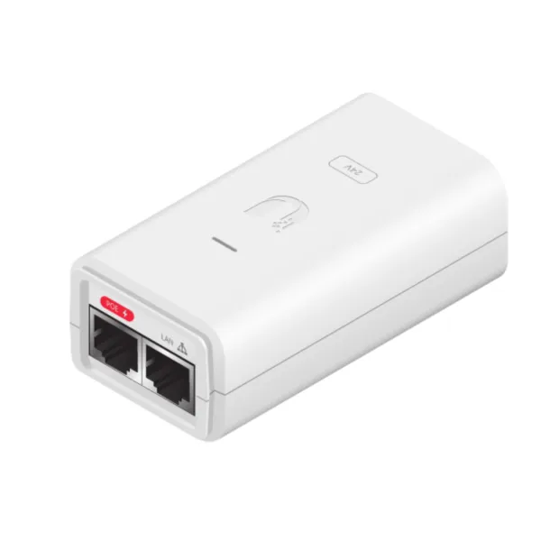 Ubiquiti POE-24-12W-G-WH adaptador e inyector de PoE Gigabit Ethernet 24 V