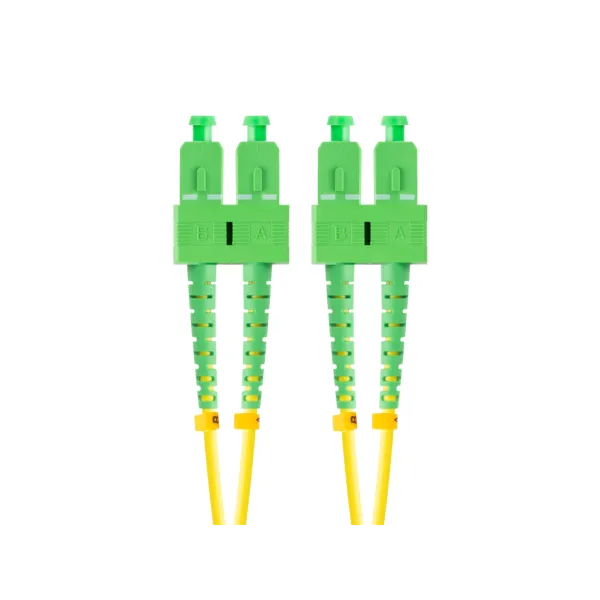 Lanberg FO-SASA-SD11-0020-YE Cable de fibra óptica e InfiniBand 2 m SC Verde, Amarillo