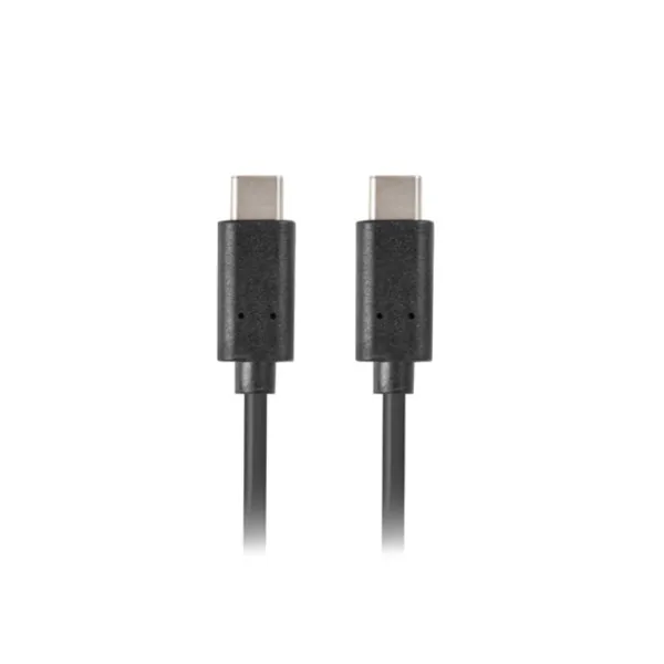 Lanberg CA-CMCM-10CU-0005-BK Cable USB-C Macho/Macho 0.5m Negro