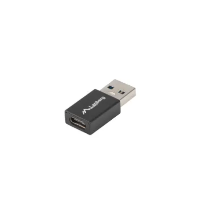 Lanberg Adaptador USB-C 3.1 Hembra a USB-A 3.1 Macho Negro Lanberg Adaptador USB-C 3.1 Hembra a USB-A 3.1 Macho Negro