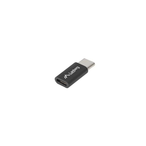 Lanberg AD-UC-UM-02 cambiador de género para cable USB 2.0 Type C Micro-USB 2.0 Type B Negro