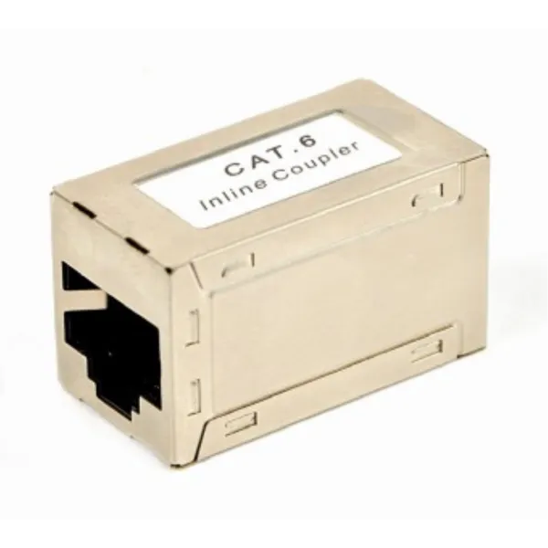 Gembird NCA-LC6S-01 Acoplador Cat. 6 LAN de 8P8C RJ45 a RJ45 Blanco