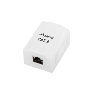 ROSETA DE SUPERFICIE LANBERG CAT.6 FTP 1X TOMA RJ45 BLANCO ROSETA DE SUPERFICIE LANBERG CAT.6 FTP 1X TOMA RJ45 BLANCO