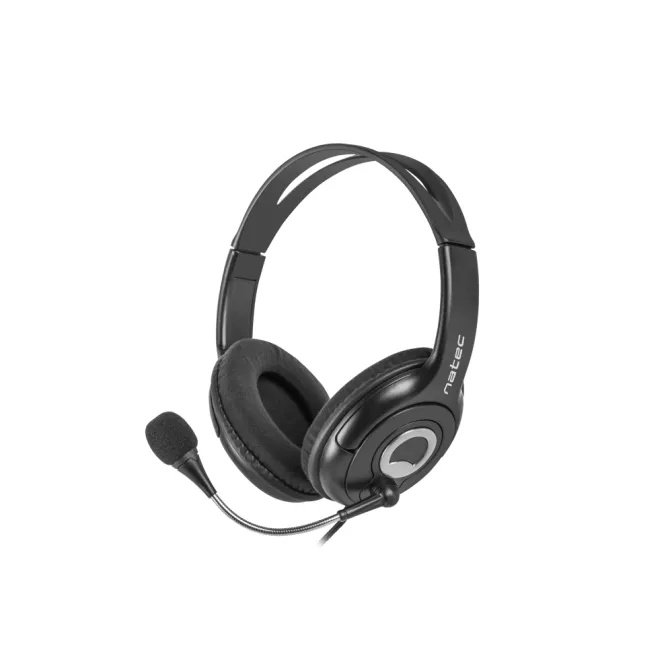 Natec Bear 2 Auriculares Negros con Micrófono
