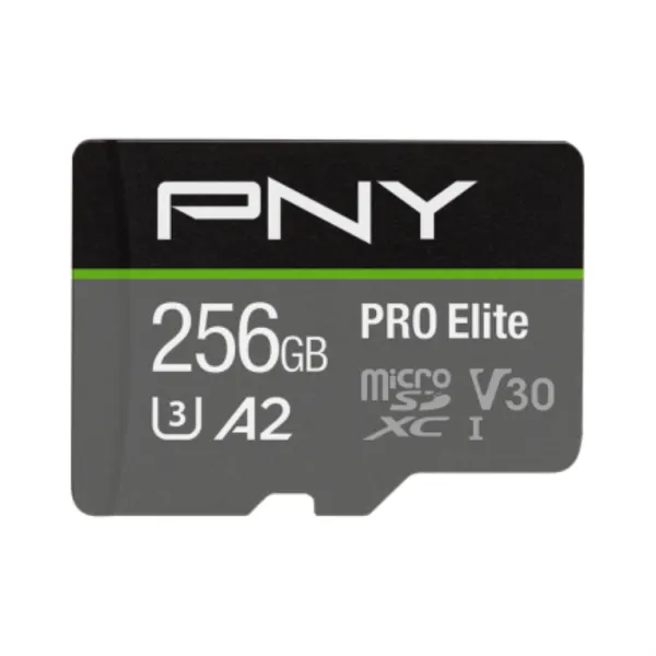 PNY Pro Elite 256 GB MicroSDXC UHS-I U3 Clase 10