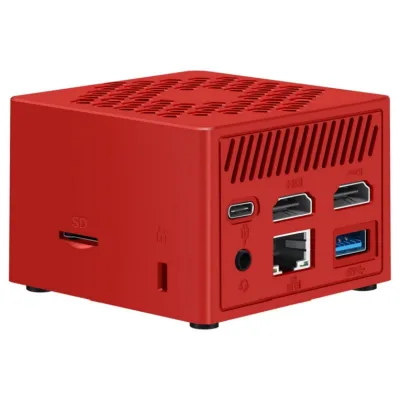 Leotec MiniPC Intel N100/8GB/128GB SSD Rojo