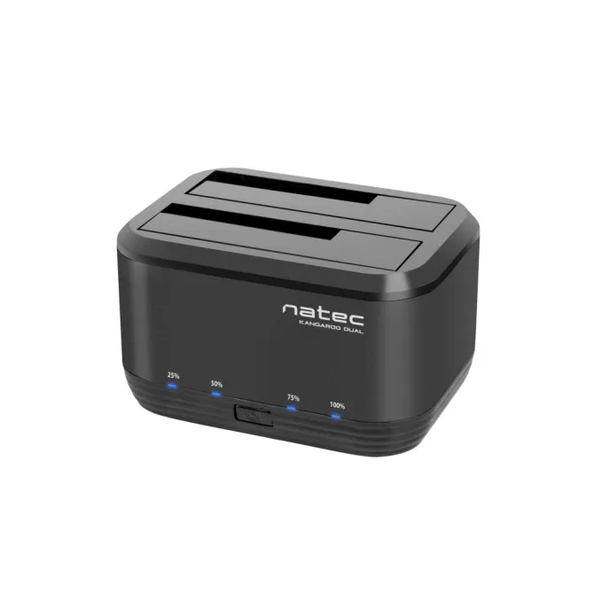 Natec Kangaroo Docking Station Dual USB 3.0 SATA Negra