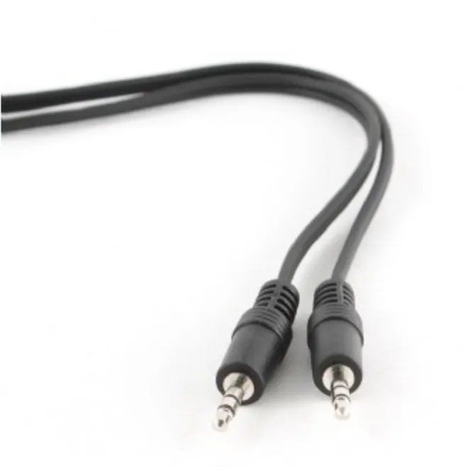 Gembird 1.2m, 3.5mm/3.5mm, M/M cable de audio 1,2 m 3,5mm Negro