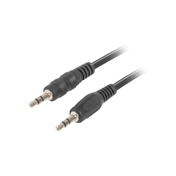 Lanberg Cable Audio MiniJack 3.5mm 3 Pin Macho/Macho 1.2m Negro 