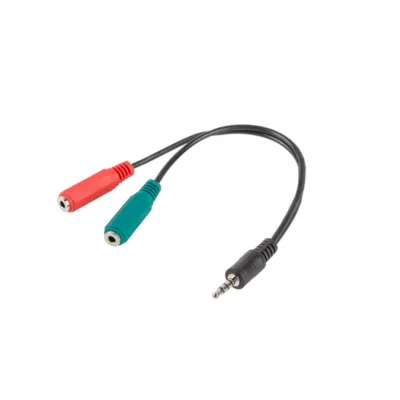 Lanberg Adaptador Jack 3.5mm a 2xJack 3.5mm Macho/Hembra 20cm Lanberg Adaptador Jack 3.5mm a 2xJack 3.5mm Macho/Hembra 20cm