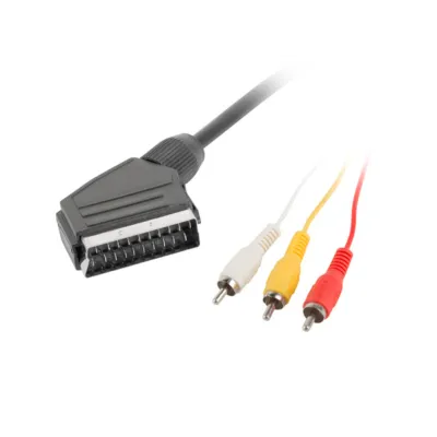 Lanberg CA-EURC-10CC-0018-BK cable EUROCONECTOR 1,8 m SCART Lanberg CA-EURC-10CC-0018-BK cable EUROCONECTOR 1,8 m SCART