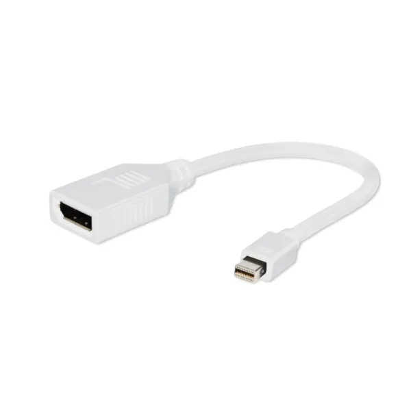 Gembird A-MDPM-DPF-001-W Adaptador Mini DisplayPort a DisplayPort Macho/Hembra Blanco