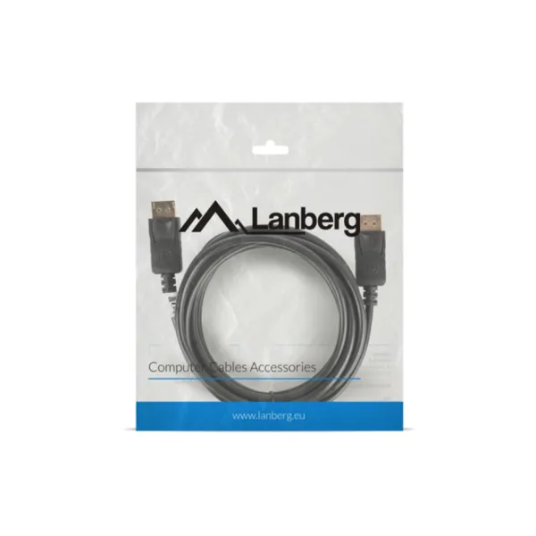 Lanberg Cable DisplayPort V1.2 4K Macho/Macho 3m Negro 