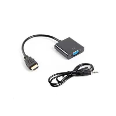 Lanberg Adaptador HDMI a VGA + Cable MiniJack 3.5mm Lanberg Adaptador HDMI a VGA + Cable MiniJack 3.5mm